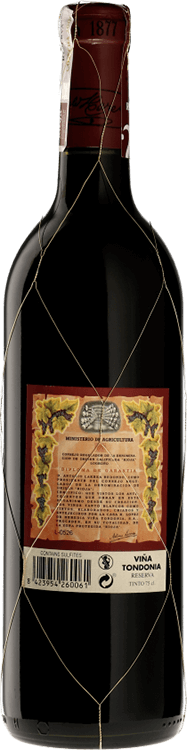 Lopez de Heredia : Vina Tondonia Reserva 2007