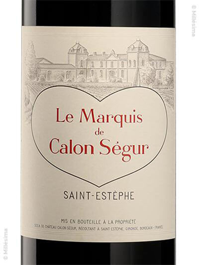 Le Marquis de Calon Ségur 2014