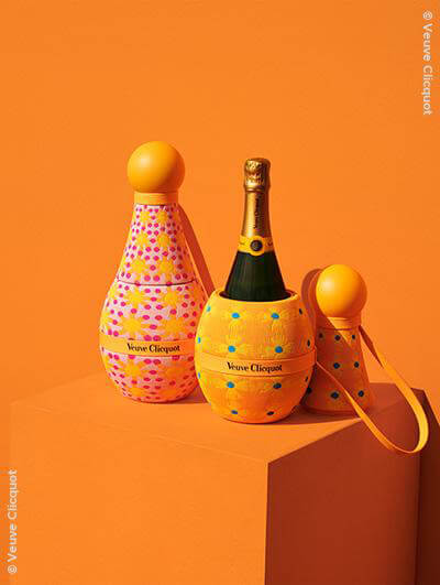 Veuve Clicquot : Brut Carte Jaune Champagne Cooler by Yinka Ilori