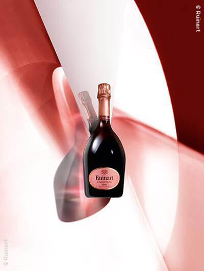 Champagne Brut rosé Ruinart avec Etui