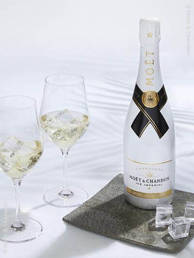 Moët & Chandon Ice Imperial Lot de 4 verres à champagne Blanc 0,48 l 