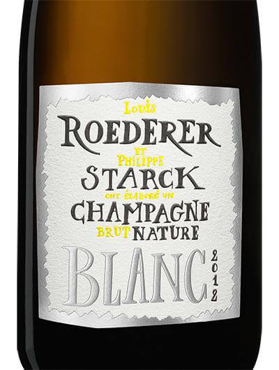 LOUIS ROEDERER & PHILIPPE STARCK Brut Nature Blanc 2012 Bottle (55