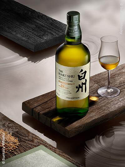 Suntory Whisky : Hakushu Tsukuriwake Peated Malt 18 Ans 2024 Edition