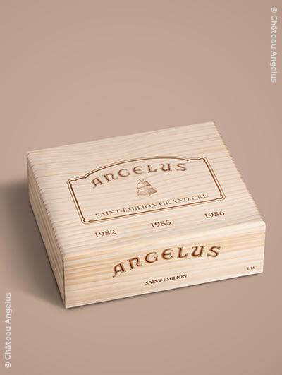 Château Angelus : Caisse Les Intemporels I 1982-1985-1986