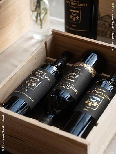 Château Smith Haut Lafitte : "Golden Labels" Special Edition case