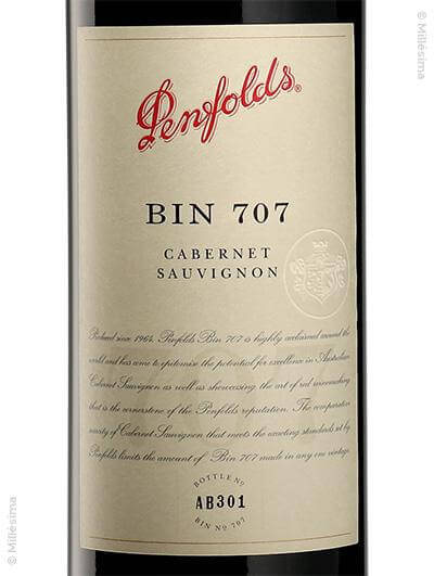 Penfolds : Bin 707 Cabernet Sauvignon 2019