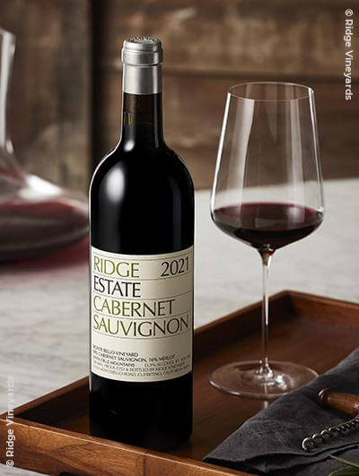 Ridge Vineyards : Estate Cabernet Sauvignon 2021