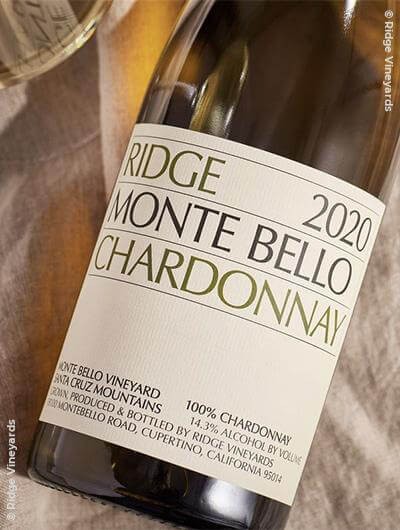 Ridge Vineyards : Monte Bello Chardonnay 2020
