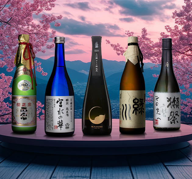 5 Sake-Flaschen für Weinliebhaber, eine Auswahl von Junmai bis Daiginjo