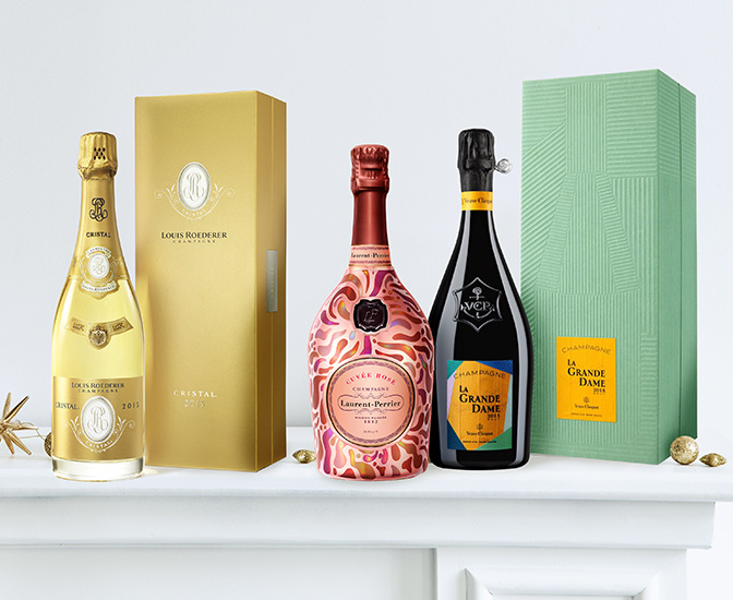 Champagne gift boxes