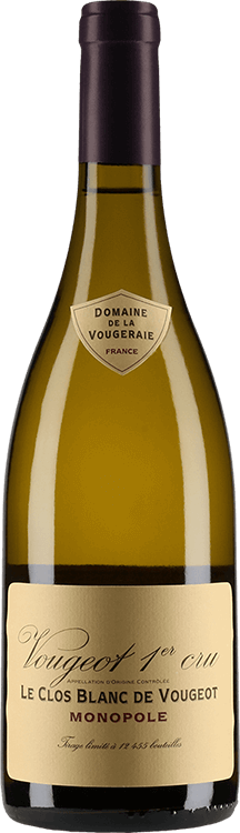 Domaine de la Vougeraie : Vougeot 1er cru "Le Clos Blanc de Vougeot" Monopole 2018