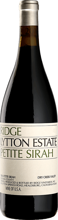Ridge Vineyards : Lytton Estate Petite Sirah 2016