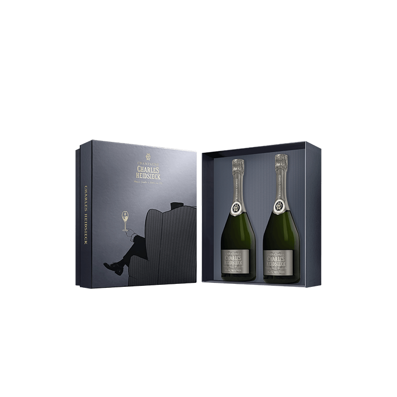 Charles Heidsieck : Coffret Blanc de Blancs Armchair Charles Heidsieck Millesima DE