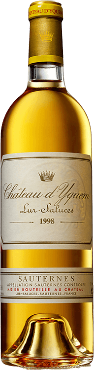Chateau d'Yquem Sauternes 1998シャトー ディケム ワインの購入Chateau D'Yquem 1998, Sauternes - Maison Wineted-JA