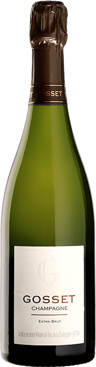 Champagne Gosset Grande Réserve Brut 75cl + 2 flûtes coffret