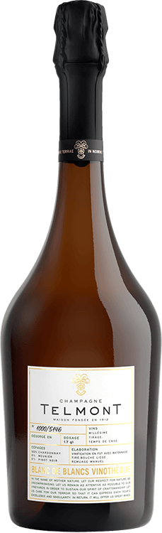 TELMONT シャンパン ブラン・ド・ブラン ヴィノテーク 2006 Champagne Blanc de Blancs Vinothèque 2006 - Fresh | Champagne Telmont