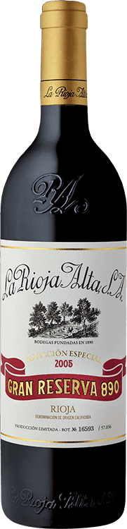 La Rioja Alta : Gran Reserva 890 2005 | Millesima