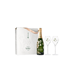 Perrier-Jouët : Belle Epoque GreenBox + 2 Champagner flöten 2013 Perrier-Jouët Millesima DE