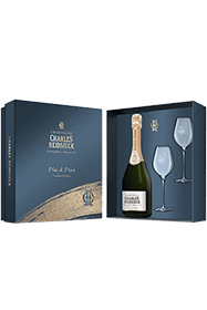 Charles Heidsieck : Coffret Blanc de Blancs + 2 Flûtes