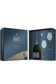 Charles Heidsieck : Coffret Brut Réserve + 2 Flûtes