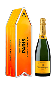 Veuve Clicquot : Brut Carte Jaune Arrow Orange Personnalisée Paris