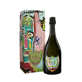 Dom Pérignon : Vintage Jean-Michel Basquiat Édition Spéciale Design Vert 2015*