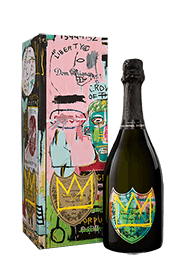 Dom Pérignon : Vintage Jean-Michel Basquiat Special Edition - Tribute To Jean-Michel Basquiat* - Collection - Yellow Design 2015 Botella En Estuche