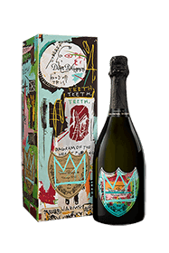 Dom Pérignon : Vintage Jean-Michel Basquiat Special Edition - Tribute To Jean-Michel Basquiat* - Collection - Blue Design 2015 Botella En Estuche