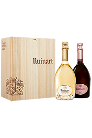 Ruinart : Duo Ruinart Blanc De Blancs Rosé Funda De 2 Botellas