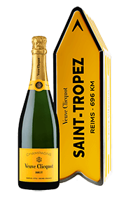 Veuve Clicquot : Brut Carte Jaune Coffret Saint-Tropez