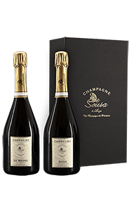 De Sousa : Coffret Cuvée des Caudalies Avize et Le Mesnil Grand Cru 2012