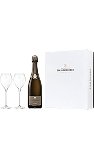 Louis Roederer : Coffret Vintage + 2 Flã»tes 2014 Botella En Una Funda