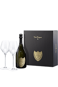 Dom Pérignon : Vintage Coffret Ambiance Avec Verres 2008 Botella En Una Funda