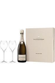 Louis Roederer : Coffret Collection 243 Et 2 Flã»tes Botella En Una Funda