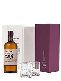 Nikka : Miyagikyo Single Malt Estojo com 2 Copos Riedel