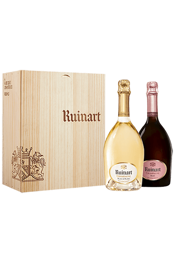 Ruinart : Duo Ruinart Blanc de Blancs Rosé Champagne