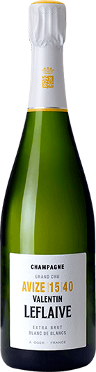 Valentin Leflaive : Extra Brut Blanc de Blancs Avize 15 40 Valentin Leflaive : Extra Brut Blanc de Blancs Avize 15 40