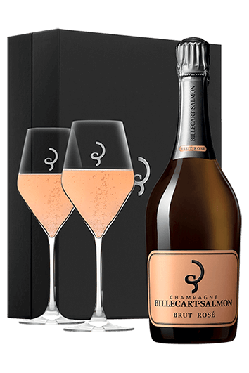 Billecart-Salmon : Coffret Saint-Valentin et 2 Verres