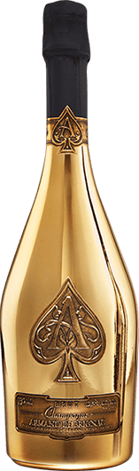 Armand de Brignac Gold Brut 0,75l Flasche LEER Deko Champagner Ace of Spades 