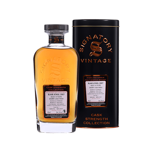 Blair Athol : 14 Ans Signatory Vintage 2007