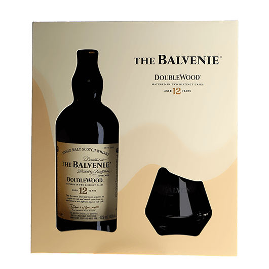 The Balvenie : 12 Year Old "DoubleWood" & 2 Bicchieri