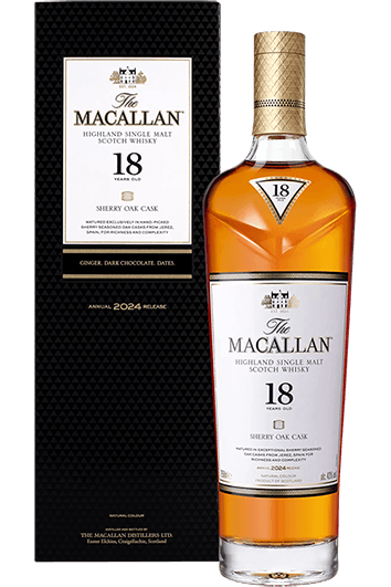 Macallan : Sherry Oak 18 Year Old Annual Release 2024