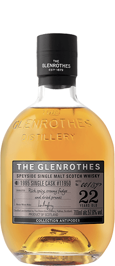 The Glenrothes : 22 Year Old 1995 First Fill Sherry American Oak Antipodes The Glenrothes : 22 Year Old 1995 First Fill Sherry American Oak Antipodes