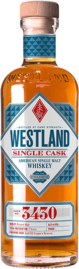 Westland Distillery : Single Cask No. 3430 Peated Malt 2nd Fill Cooper's Reserve