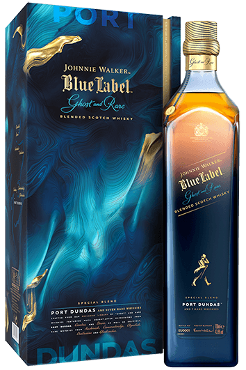 Johnnie Walker : Blue Label Ghost and Rare N°5 Port Dundas 