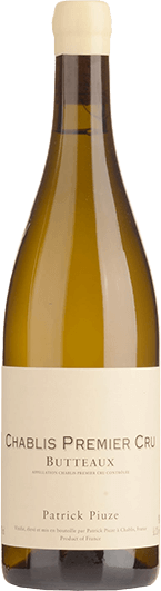 Patrick Piuze : Chablis 1er cru "Butteaux" 2023 Patrick Piuze : Chablis 1er cru "Butteaux" 2023