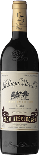 La Rioja Alta : Gran Reserva 890 2001