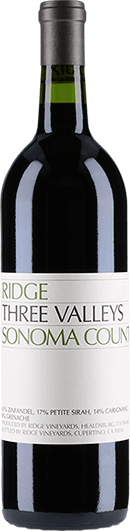 Ridge Vineyards : Three Valley 2020