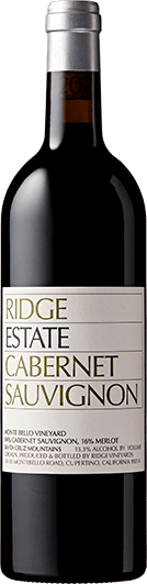 Ridge Vineyards : Estate Cabernet Sauvignon 2021