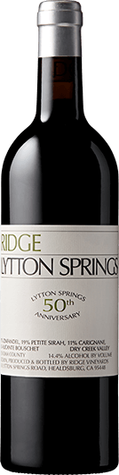 Ridge Vineyards : Lytton Springs Zinfandel 2022